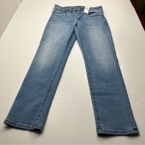 American Eagle Skinny Super Stretch Womens Size 6 / 28 Short Blue Denim Jean NEW
